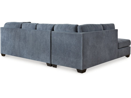 Marleton Denim 2-Piece Left-Arm Facing Sectional With Chaise
