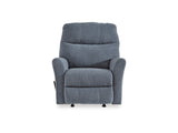 Marleton Denim 2-Piece Sleeper Right-Arm Facing Sectional, Recliner And Oversized Accent Ottoman