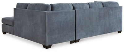 Marleton Denim 2-Piece Sectional With Chaise