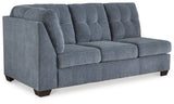 Marleton Denim Left-Arm Facing Full Sofa Sleeper