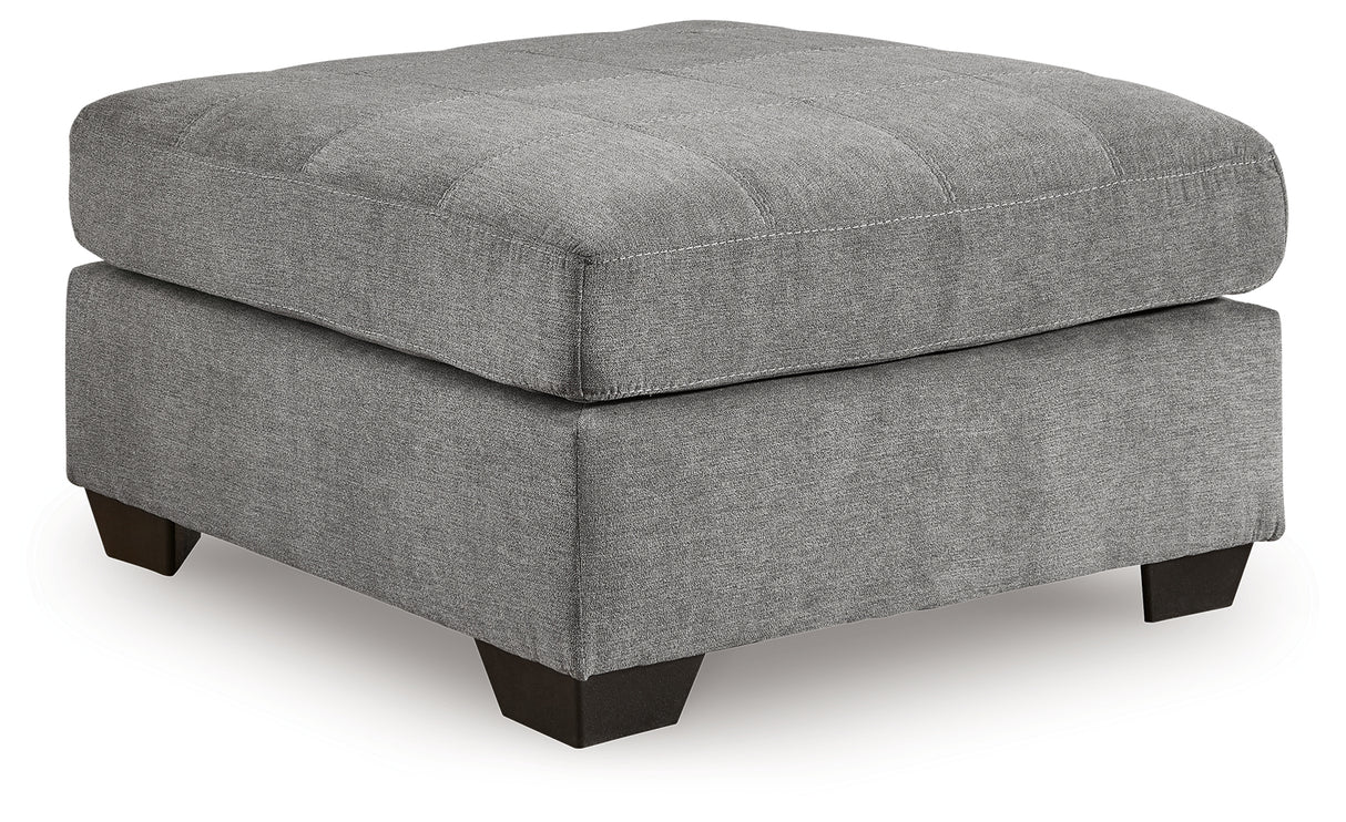 Marleton Gray Oversized Accent Ottoman