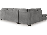 Marleton Gray 2-Piece Sleeper Left-Arm Facing Sectional With Chaise