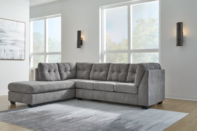 Marleton Gray 2-Piece Sectional With Chaise