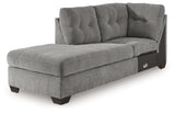 Marleton Gray Left-Arm Facing Corner Chaise