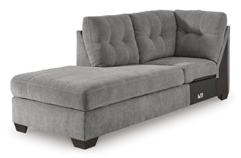 Marleton Gray Left-Arm Facing Corner Chaise