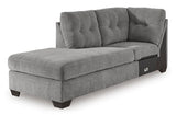 Marleton Gray Left-Arm Facing Corner Chaise