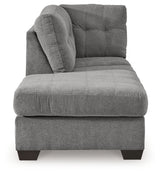 Marleton Gray Left-Arm Facing Corner Chaise