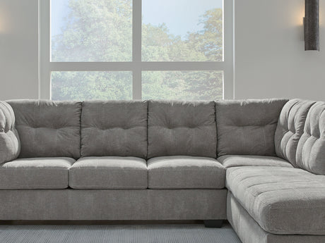 Marleton Gray 2-Piece Right-Arm Facing Sectional With Chaise