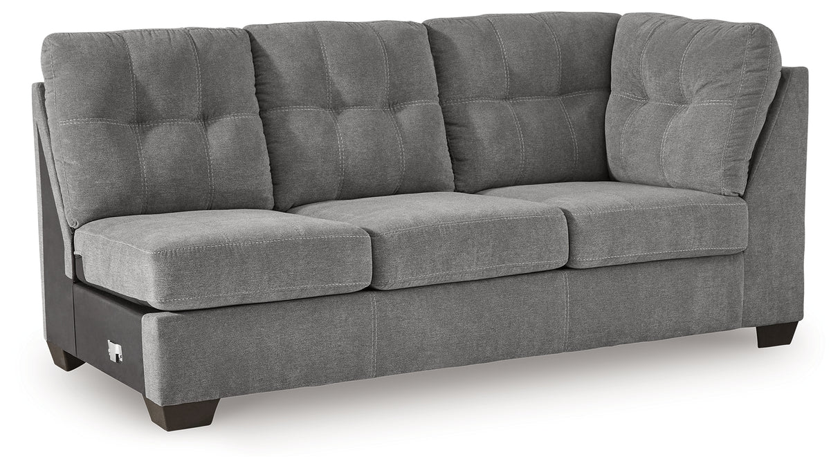 Marleton Gray Right-Arm Facing Sofa