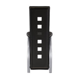 Sona Black/Silver Counter Chair