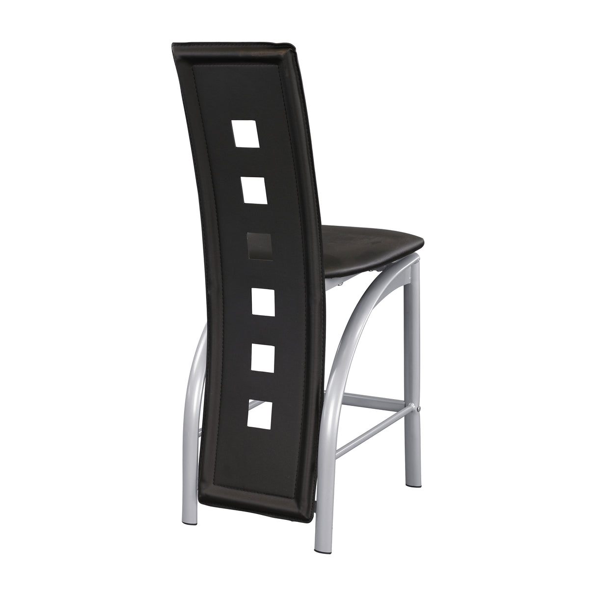 Sona Black/Silver Counter Chair