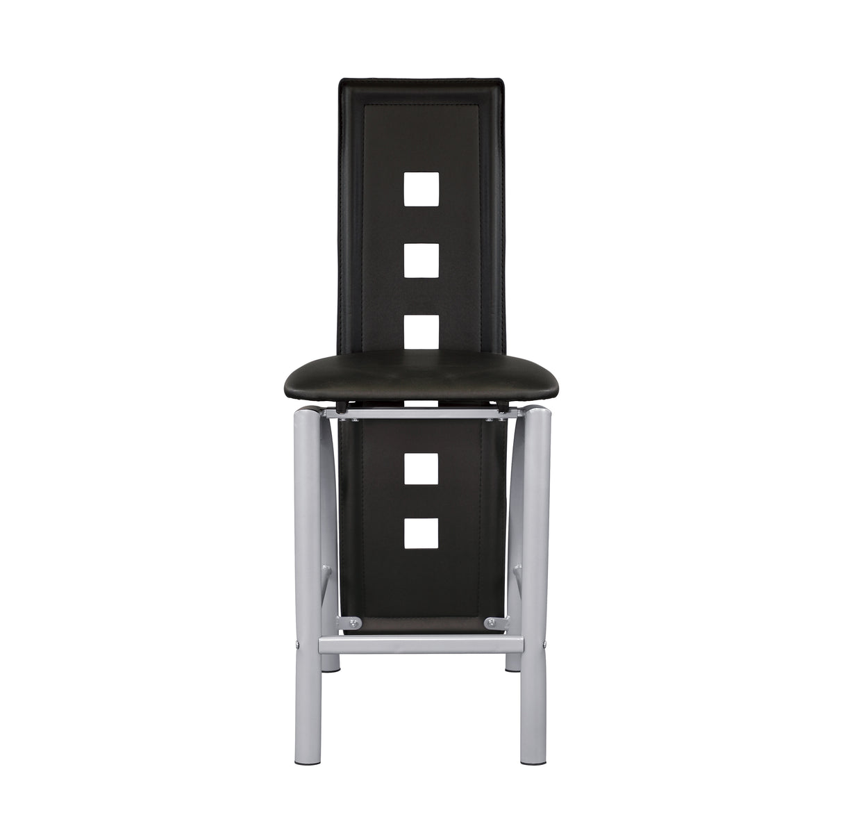 Sona Black/Silver Counter Chair