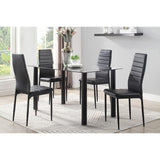 Florian Black Side Chair