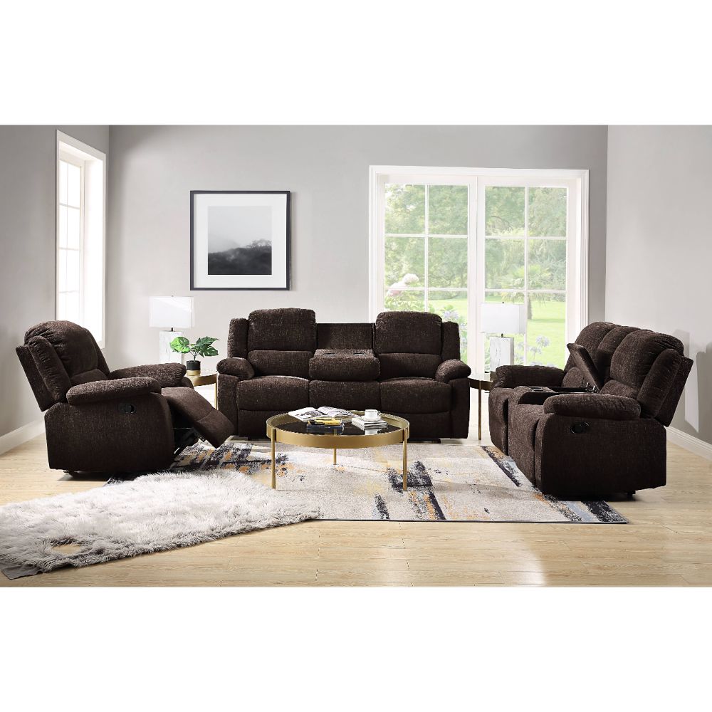 Madden Brown Chenille Sofa