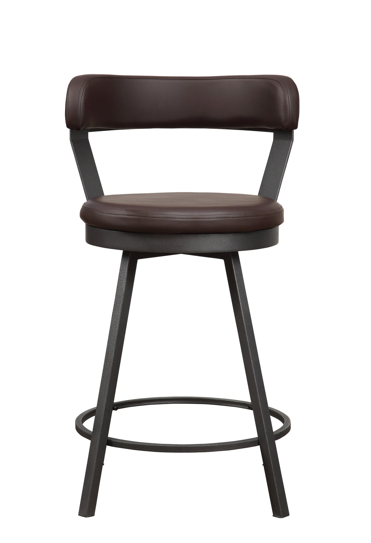 Appert Brown/Dark Gray Swivel Counter Chair
