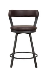 Appert Brown/Dark Gray Swivel Counter Chair