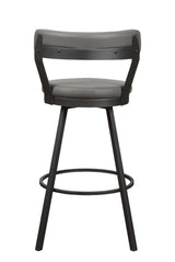 Appert Gray/Dark Gray Swivel Pub Height Chair