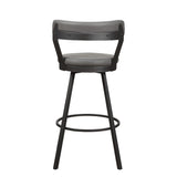 Appert Gray/Dark Gray Swivel Pub Height Chair