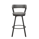 Appert Gray/Dark Gray Swivel Pub Height Chair
