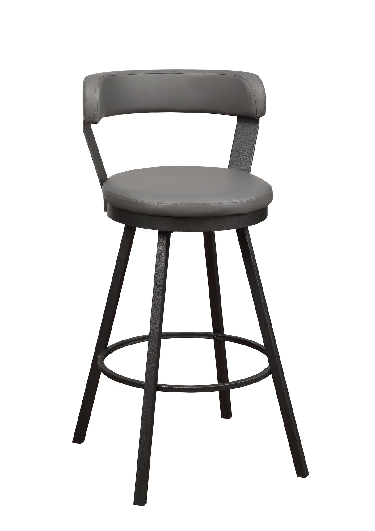 Appert Gray/Dark Gray Swivel Pub Height Chair