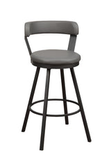 Appert Gray/Dark Gray Swivel Pub Height Chair
