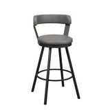 Appert Gray/Dark Gray Swivel Pub Height Chair