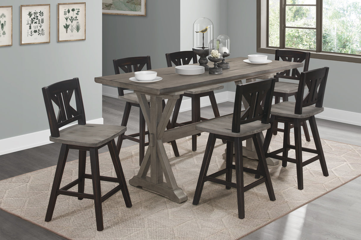 Amsonia Gray Counter Height Table
