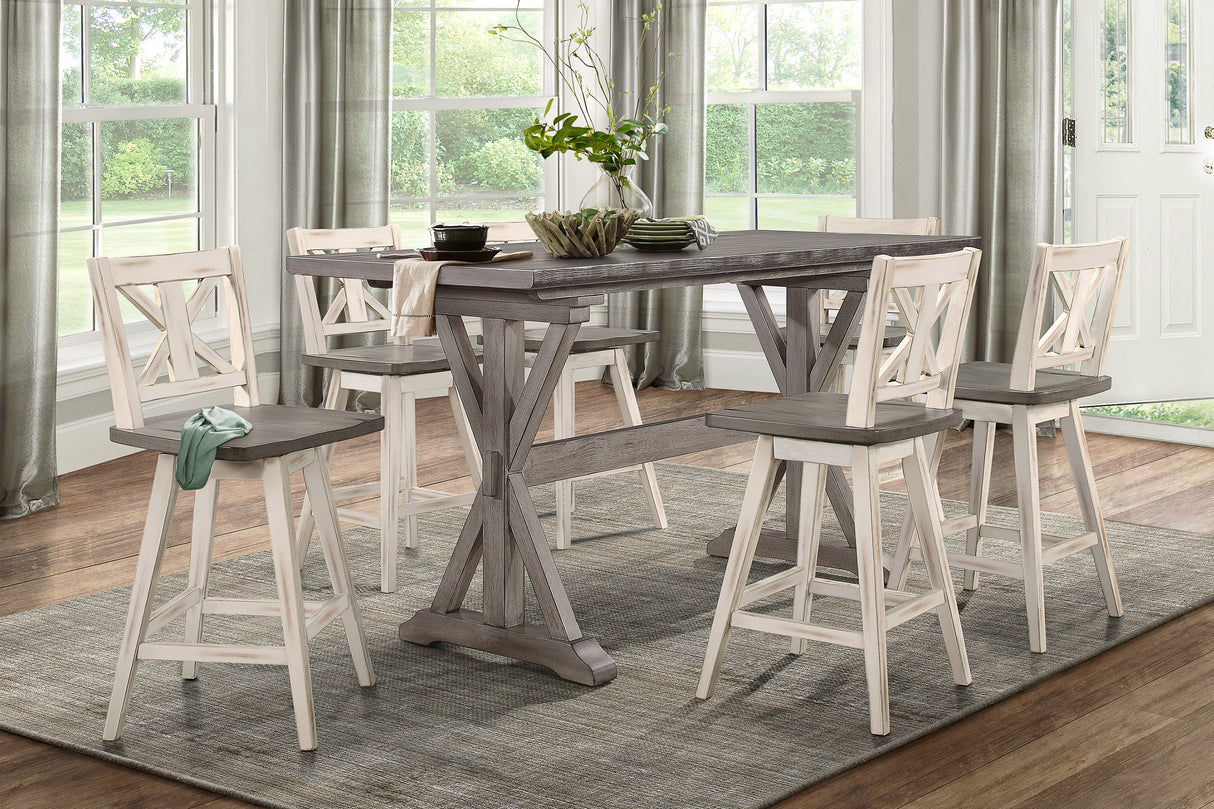 Amsonia Gray Counter Height Table