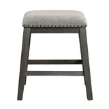 Timbre Wire-Brushed Gray Counter Height Stool