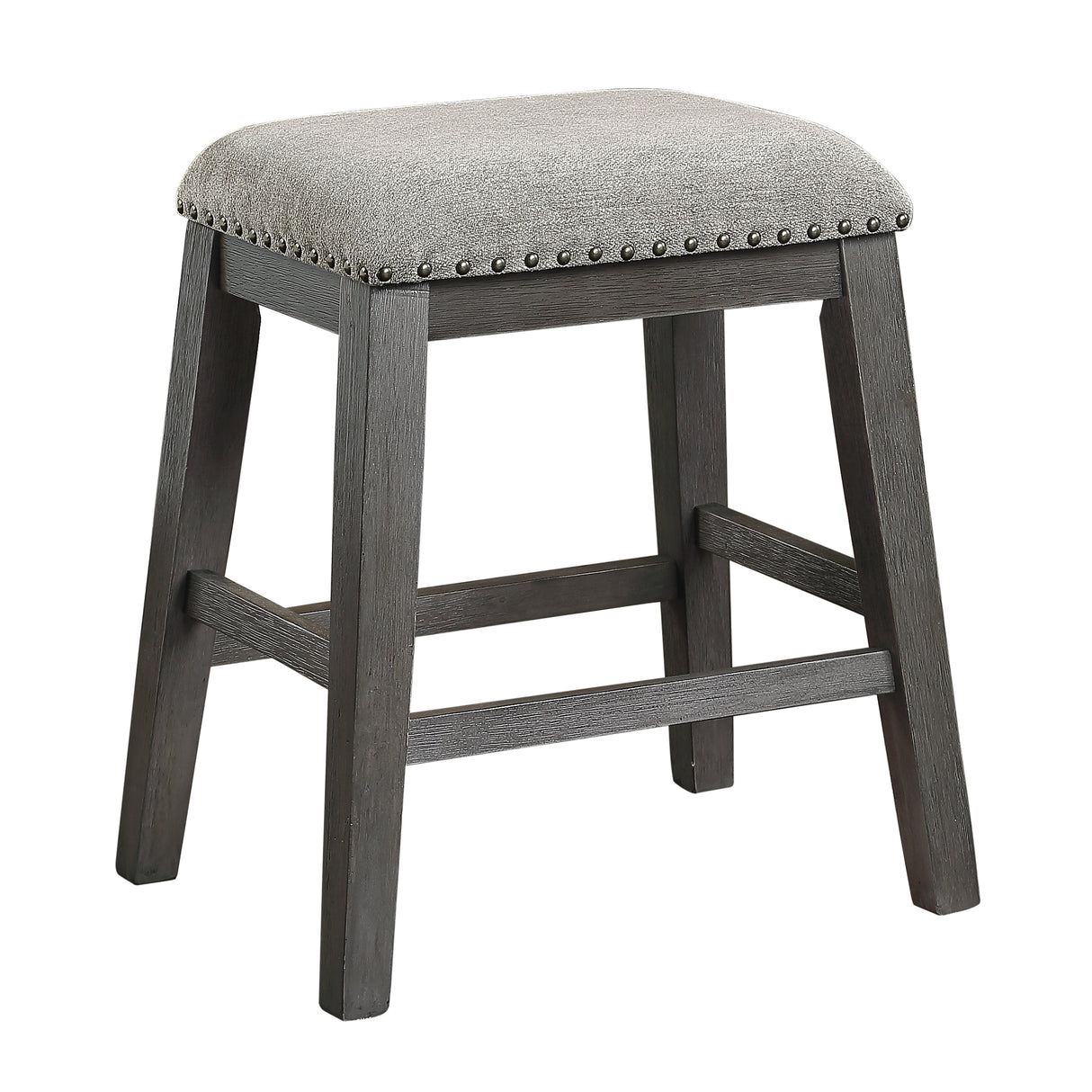 Timbre Wire-Brushed Gray Counter Height Stool
