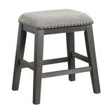 Timbre Wire-Brushed Gray Counter Height Stool