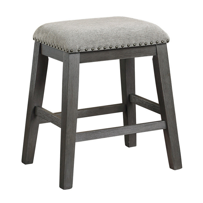 Timbre Wire-Brushed Gray Counter Height Stool