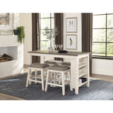 Timbre Whitewash Counter Height Table