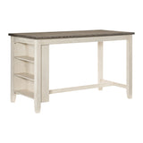 Timbre Whitewash Counter Height Table