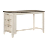 Timbre Whitewash Counter Height Table