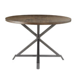 Fideo Brown Round Dining Table