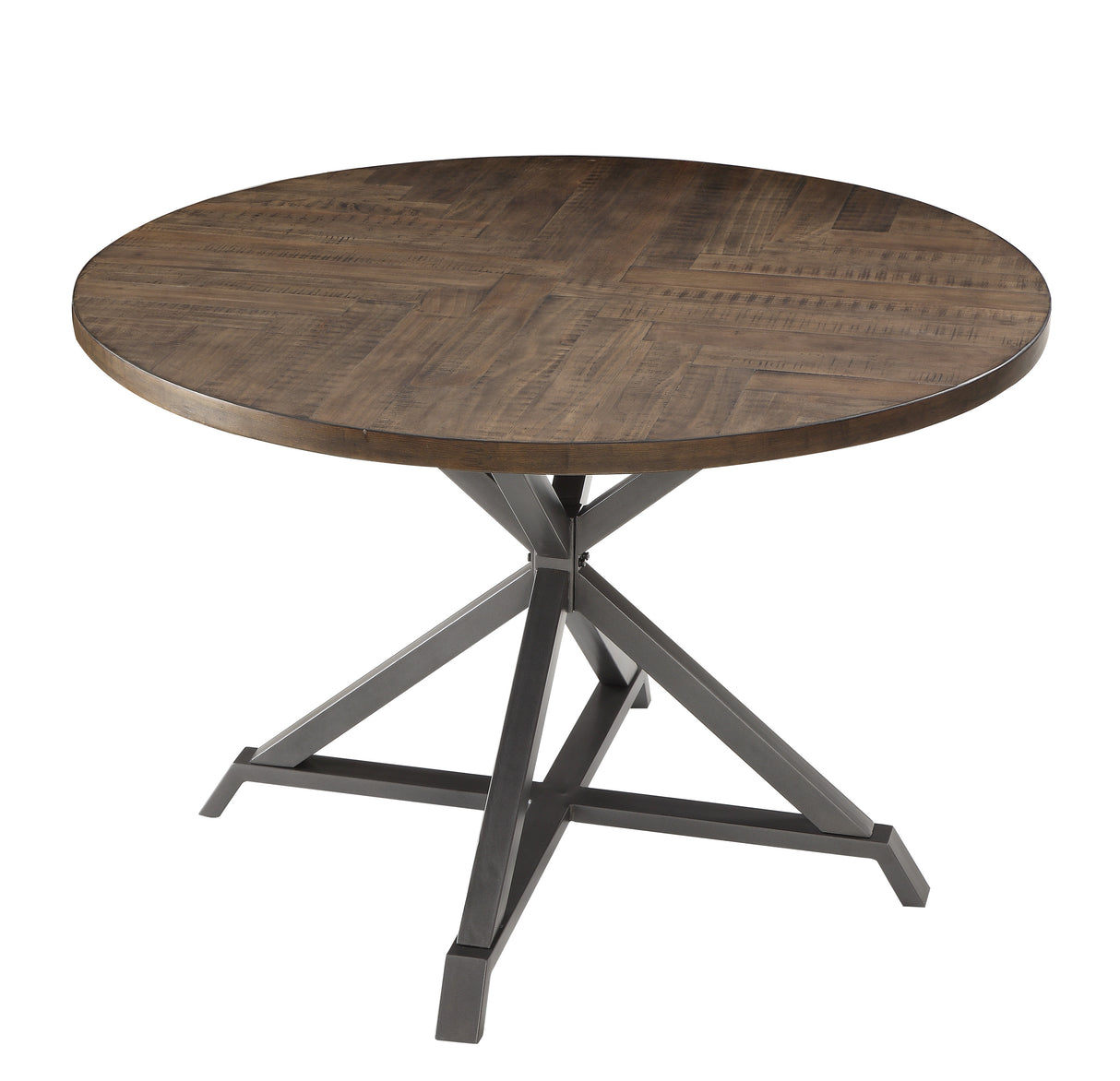 Fideo Brown Round Dining Table