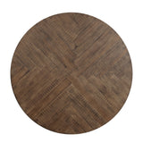 Fideo Brown Round Dining Table