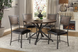 Fideo Brown Round Dining Table