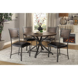 Fideo Brown Round Dining Table