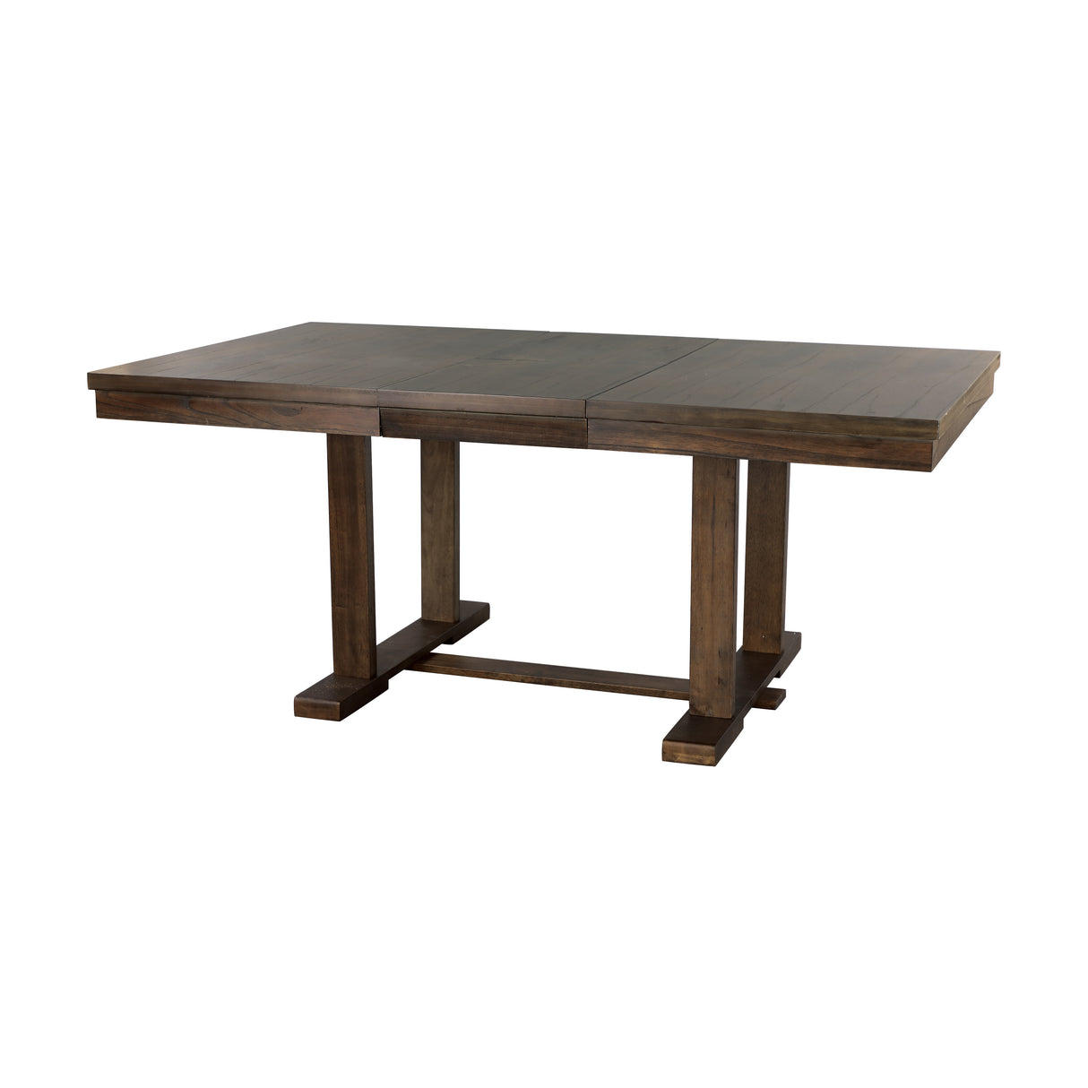 Wieland Rustic Brown Extendable Dining Table