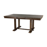 Wieland Rustic Brown Extendable Dining Table