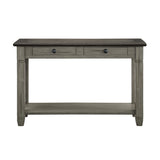 Granby Antique Gray Sofa Table