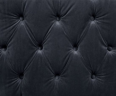 Ansario Charcoal Velvet Sofa