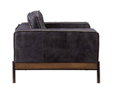 Silchester Antique Ebony Top Grain Leather Sofa