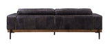 Silchester Antique Ebony Top Grain Leather Sofa