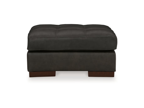 Luigi Thunder Oversized Chair And Ottoman