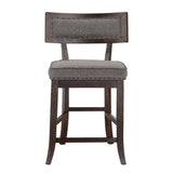 Oxton Dark Cherry/Fabric Counter Chair