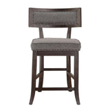 Oxton Dark Cherry/Fabric Counter Chair
