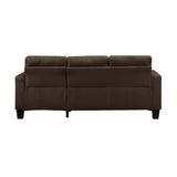 Earsom Brown Linen Sofa